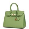 745496B7-C7B0-89A8-F235-612DB79386D7_92b95800-ac16-495a-b835-2a8e4d69e49d.jpg Birkin 30 Vert Criquet Epsom with Palladium Hardware