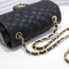 Chanel Mini Flap Bag Black For Women 7.8in/20cm A69900