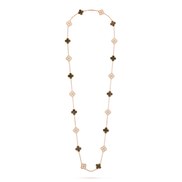 Vintage Alhambra long necklace, 20 motifs