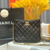 Chanel Hobo Handbag Black Bag For Women 16cm/6in