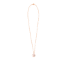 B Blossom Pendant, Pink Gold, White Gold, Pink Opal And Diamonds