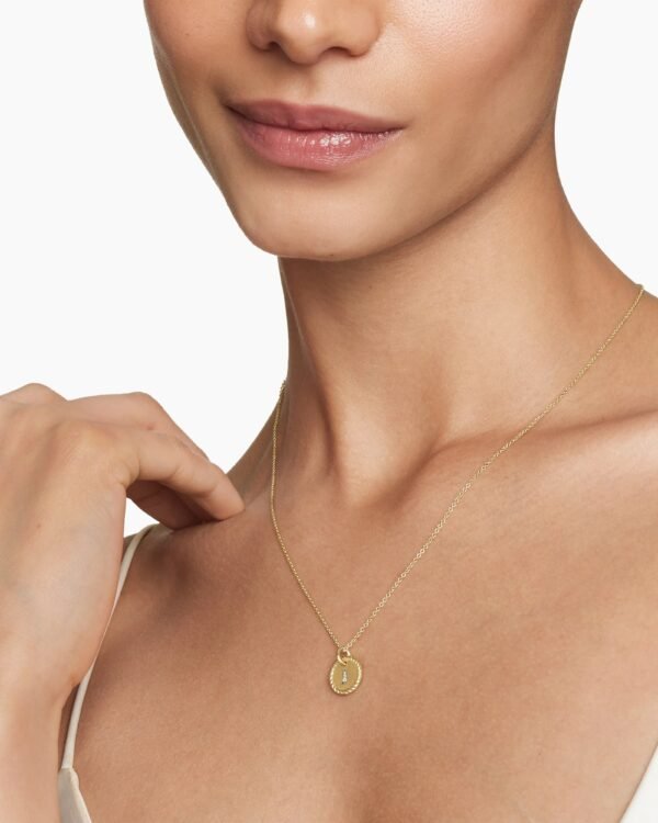 77648611-F80F-1A84-971B-47F42C2E40AC.jpg Initial Charm Necklace 18K Yellow Gold with Diamond J