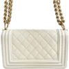 SMALL BOY HANDBAG - Gold Hardware