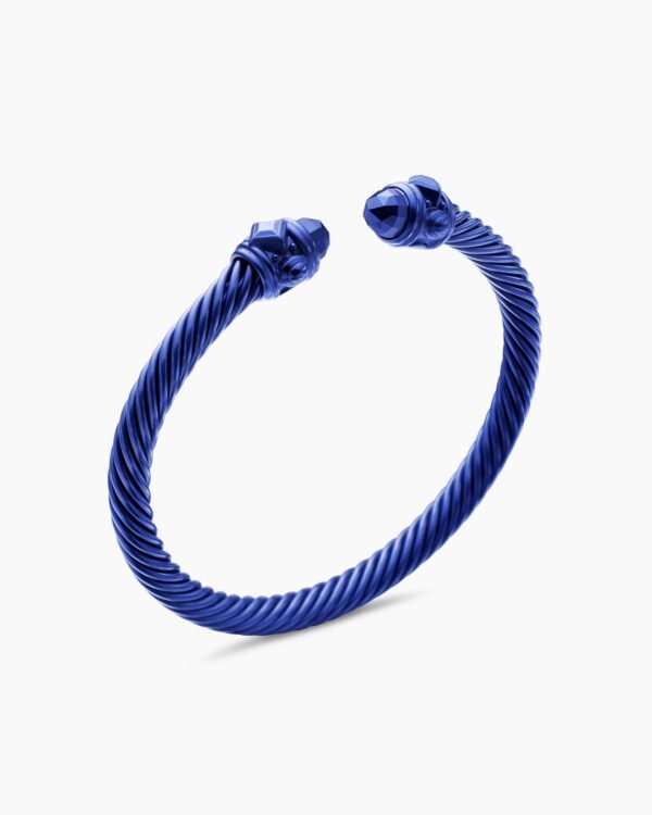 Renaissance&reg; Classic Cable Bracelet Blue, 5mm