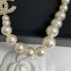 CC Pearl Choker Necklace