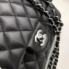 Chanel Classic HandBag Black For Women 9.9in/25.5cm A01112