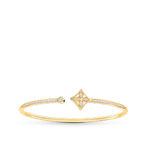 787E8DF5-80D8-C708-F4F0-9F644B7583C4.png Idylle Blossom Twist Bracelet, Yellow Gold And Diamonds