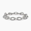 Oval Link Chain Bracelet Sterling Silver, 12mm - 19cm