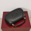 Gucci Blondie Leather Top Handle Black 27x17cm