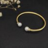 Solari Cablespira&reg; Bracelet 18K Yellow Gold with Pearls and Diamonds, 3mm
