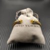 Cable Bracelet with Citrine & Diamond Accents  5mm