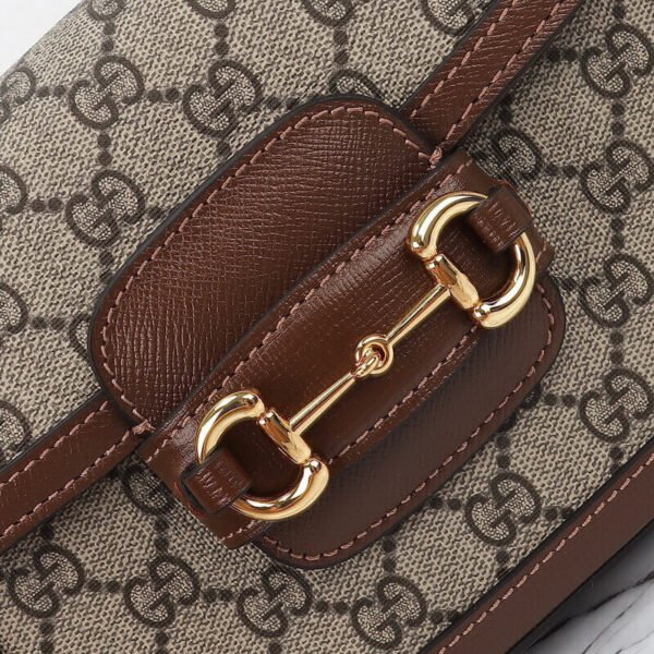 Gucci Horsebit 1955 Canvas Mini Shoulder Bag
