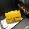 Chanel Chevron Caviar Leathe 20Cm Class-Flap Bag 1116