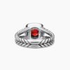 Petite Albion&reg; Ring Sterling Silver with Garnet and Diamonds - 6