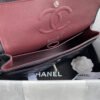 Chanel Classic Handbag Grained Calfskin & Silver Metal A01112