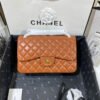 Chanel Large Classic Handbag Gold Hardware Brown For Women, Women&rsquo;s Handbags, Shoulder Bags 11.8in/30cm
