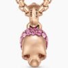 7C266ED5-2A8F-8307-8FB8-D8FF76729316.jpg Skull Amulet Full Pavé Pink Sapphires and 18K Rose Gold, 14mm