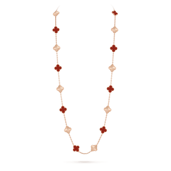 Vintage Alhambra long necklace, 20 motifs