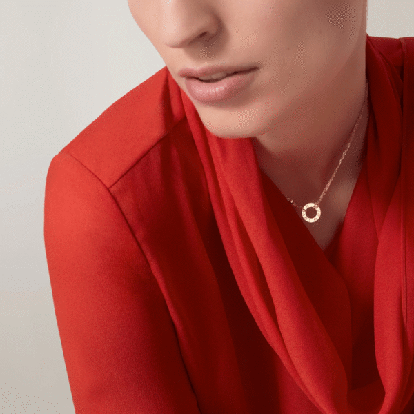 LOVE NECKLACE, 2 DIAMONDS