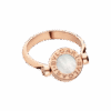 Bulgari ring with double-sided gemstones