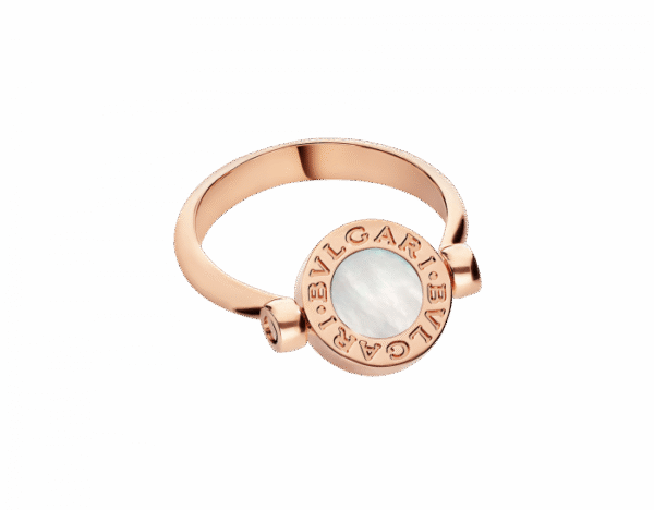Bulgari ring with double-sided gemstones