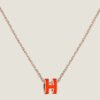 7CC07347-AE5A-F744-0297-03E23A74D35E.jpg Mini Pop H pendant - Orange Soie