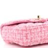 7D08BC5E-5D60-3CC1-1256-3CC2E752C5A3.jpg Tweed Resin Quilted Mini Heart Square Flap Pink White