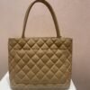 CHANEL Medallion Tote Bag Brown