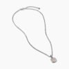 7D39A638-FDC4-736C-DFED-5E7FAE54B6C1.jpg Petite Albion® Pendant Necklace Sterling Silver with Morganite and Diamonds, 7mm