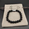 8MM Stretch Rock Crystal Bracelet
