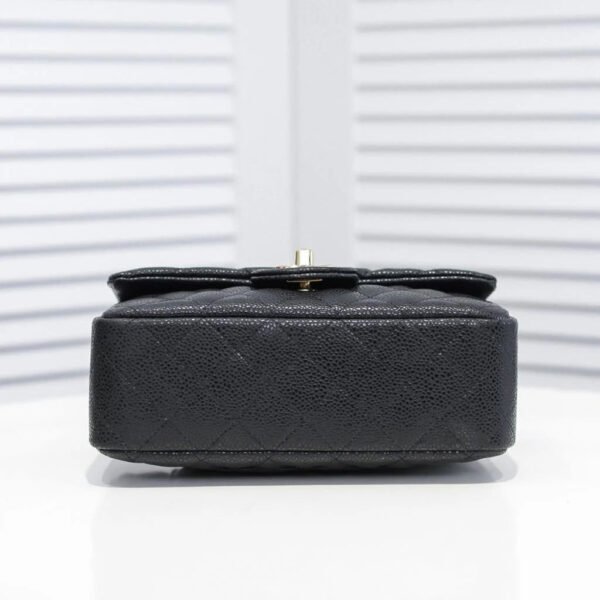 Chanel Mini Flap Bag Black For Women 7.8in/20cm A69900