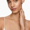 7EB31834-9E9A-691F-7312-3BF3BE2452D4.jpg Initial Charm Necklace 18K Yellow Gold with Diamond X