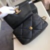 Chanel 19 HandBag Black For Women 10.1in/26cm AS1160