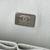 7F1091AE-B423-B15F-D61F-BDF6F755450C.jpg CHANEL SMALL CLASSIC FLAP HANDBAG SILVER METAL