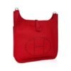 Evelyne PM Bag Rouge Casaque Clemence Palladium Hardware