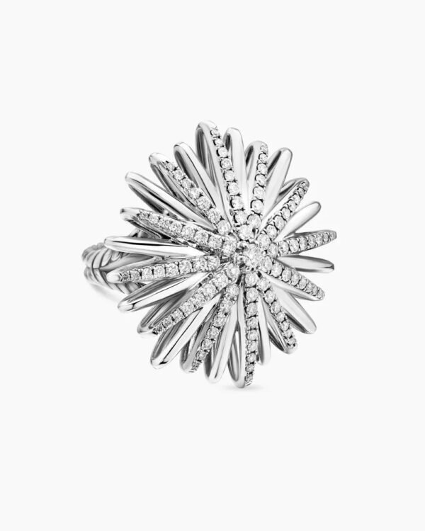 7FDDD4E4-292B-A449-0B62-B7D536B079EC.jpg Starburst Ring Sterling Silver with Diamonds - 6