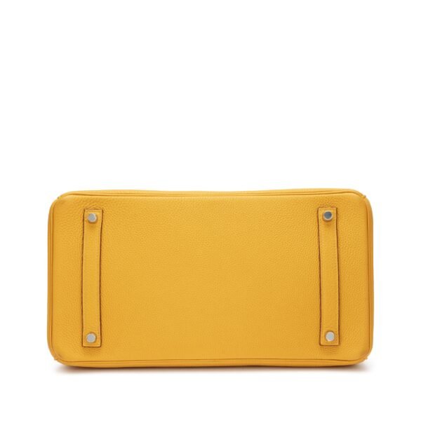 Birkin 25 Jaune Ambre Togo Palladium Hardware