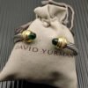 Classic Cablespira&reg; Bracelet Sterling Silver with 14K Yellow Gold,Prasiolite and Diamonds, 7mm