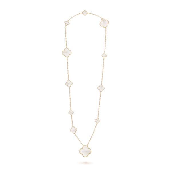 Magic Alhambra long necklace, 11 motifs