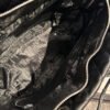 CHANEL Calfskin Quilted Large Cambon Tote Black White