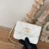 Chanel Clutch With Chain White For Women, Women&rsquo;s Bags 4.8in/12.3cm