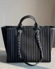 83AA89DE-1EE7-F5F8-2FE0-EF2CA3F3E54C.jpg CHANEL Deauville 2wayTote Bag Black A66941 Cotton Leather