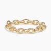 Oval Link Chain Bracelet 18K Yellow Gold, 12mm - 19cm