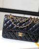 8645AED2-BB85-E1ED-A37E-5DF555D3893E.jpg Chanel Small Classic Handbag Lambskin & Gold Metal A01113
