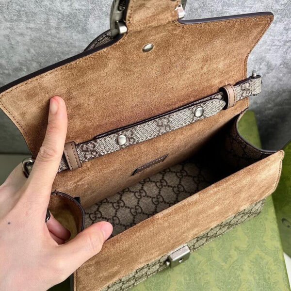 Gucci Dionysus Canvas Top Handle Bag 24x16cm