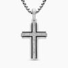 Cross Pendant Sterling Silver with Diamonds
