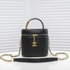 Chanel limited edition small bucket bag - black