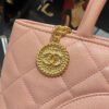 Chanel Medallion Tote Gold Hardware Caviar Pink For Women, Women&rsquo;s Handbags, Shoulder Bags 15.6in/32cm