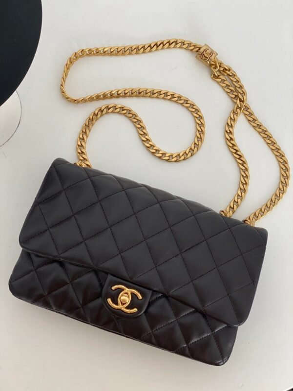 Chanel Small Flap Bag Black For Women, Women&rsquo;s Bags 8.7in/22cm