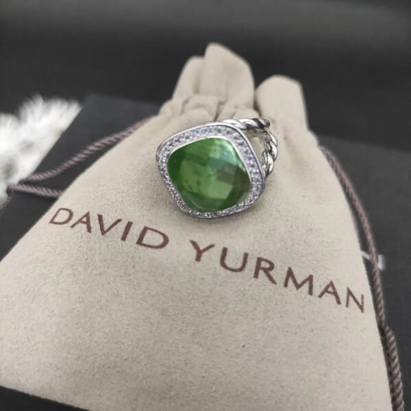 87D68260-8D88-A8B4-099D-054AC6062204.jpg Albion® Ring Sterling Silver with Prasiolite and Diamonds, 14mm